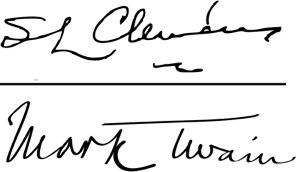 Mark Twain Signature
